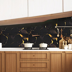 11.8in Peel and Stick Marble Wall Tile Waterproof Self Adhesive Bathroom Decor