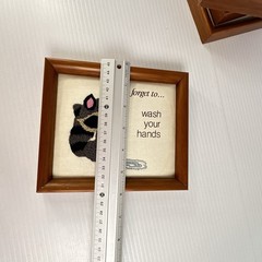 Vtg 1981 Creative Circle Crewel Friendly Reminders Framed Set/4 Child Decor