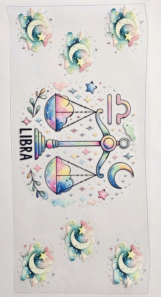 Horoscope UV DTF Transfer Sticker Wrap Tumbler UVDTF BUY 10+ GET COMBINED SHIP