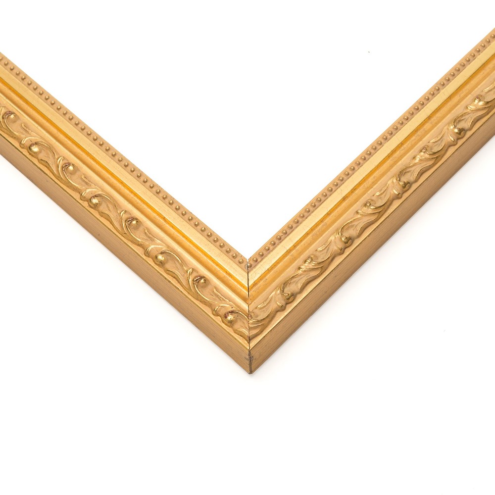 12×14 Frame Gold Solid Wood Picture Frame Width 1.125 Inches | Interior Frame De