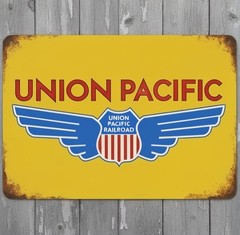 Union Pacific Railroad 8 x 12 Vintage Novelty Metal Sign Made In USA