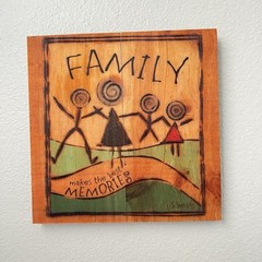 Painted Peace » Rooted in Love Family Wall Plaque – Design by Stephanie Burgess