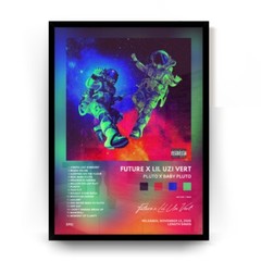 Future x Lil Uzi Vert ‘Pluto x Baby Pluto’ Poster No Frame, Music Poster