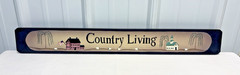 Wood Country Living Wall Door Plaque Painting – Salt Box Style House, Willows