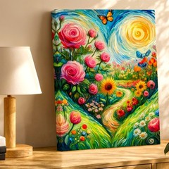Wall Art He Is Risen Easter Cross Empty Tomb Floral Christian Religious Decor