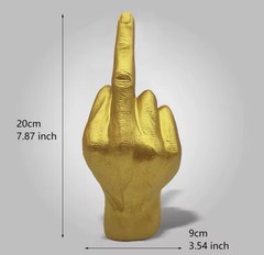 Resin Ornaments Of Middle Finger Statue Upright Figurine Art Sculpture Decor