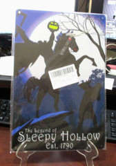 Metal sign retro LEGEND OF SLEEPY HOLLOW Est 1790 approx 8×11.5” New sealed