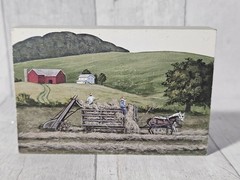 «Little Amish County » Handcrafted / Hand Painted By The Amish County Wood Sign