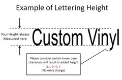 Custom Vinyl Decals Text Letters Numbers Personalized Stickers Car Window Home