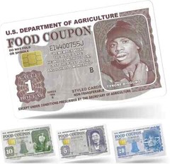 Credit Card Skins Tyrone Biggums Food Stamps EBT UV Vinyl Card Skins 4 pack