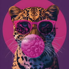 Digital Image Picture Wall art Beautiful Leopard for living and bed room A-153