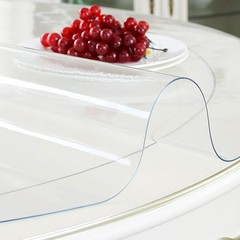 Linkgro Crystal Clear Plastic Table Protector Cover Mat Vinyl Pvc Tablecloth