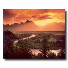 Sunset On River Grand Canyon Wall Picture Art Print