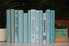 Stack of 6 colorful books for Decorating Staging | Book Decor| Home Decor.