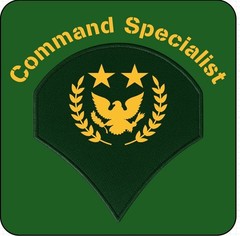 STICKER humor command specialist E4 MAFIA shield of sham Army veteran USA lead s