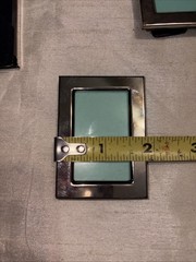 Silver Mini Picture Frame 2″ x 3″/ 2 1/2 Lot Of 5 Small
