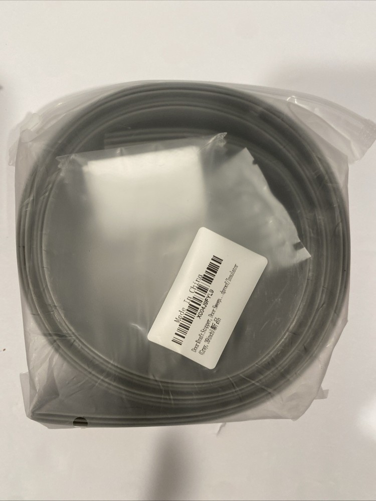 Door Draft Stopper, Color 3 Black And 1 Transparent , 39 Inch Long￼￼