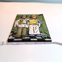 Joanna Charming 3D Chef and Waiters Wall Decor Plaque Tile See Description