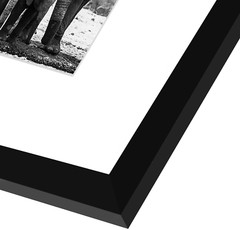 Americanflat 8X8 Picture Frame with Shatter-Resistant Glass – Use as 4X4 Frame w