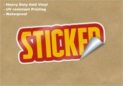 Rust-eze Vinyl Sticker/Decal – Cartoon Cars – Lightning McQueen – Mater – Sally