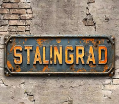 NEW 4″x16″ 2D Vintage Stalingrad WW2 Decorative Stainless Steel Novelty Sign