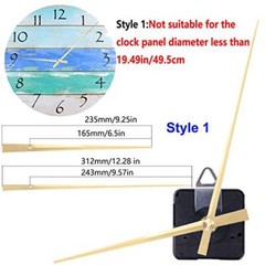High Torque Long Shaft Hands Quartz DIY Wall Shaft Length 1-1/5 Inch/ 31mm