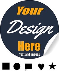 50 stickers logo print stickers waterproof labels custom stickers