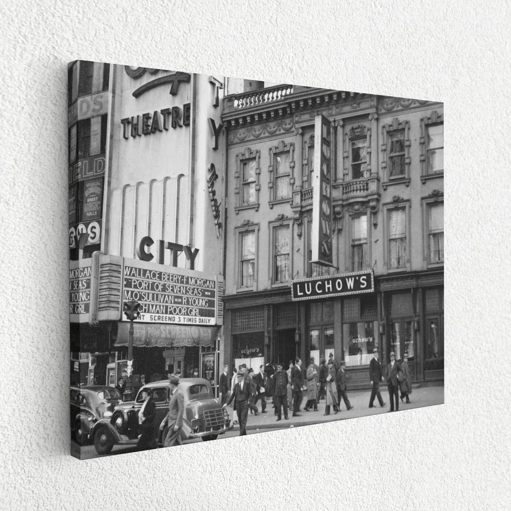 1938 Luchow’s Restaurant, 14th Street NYC 12″ x 16″ Canvas
