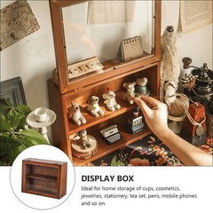 Shadow Box Display Case, Wooden Cabinet for Memorabilia & Collectibles, 30×23…