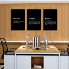 Inspirational Canvas Painting Wall Art -ART,Mindset Quotes Prints, Success Fr…