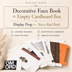 7 Pcs Foldable Decorative Books | Faux Suite Shelf & Table | Not Real Books – Li