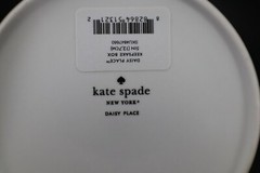 Lenox Kate Spade Daisy Place KEEPSAKE BOX 5” Black on White