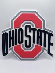 Ohio State University Buckeyes 3D Wall Sign Man Cave Decor College Football