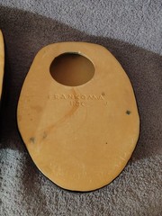 Frankoma Pottery Comedy and Tragedy Glazed Masks Wall Hanging Faces Vintage