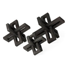 Mercana Aleph (Set of 3) Black Metal Small Medium & Large Jacks