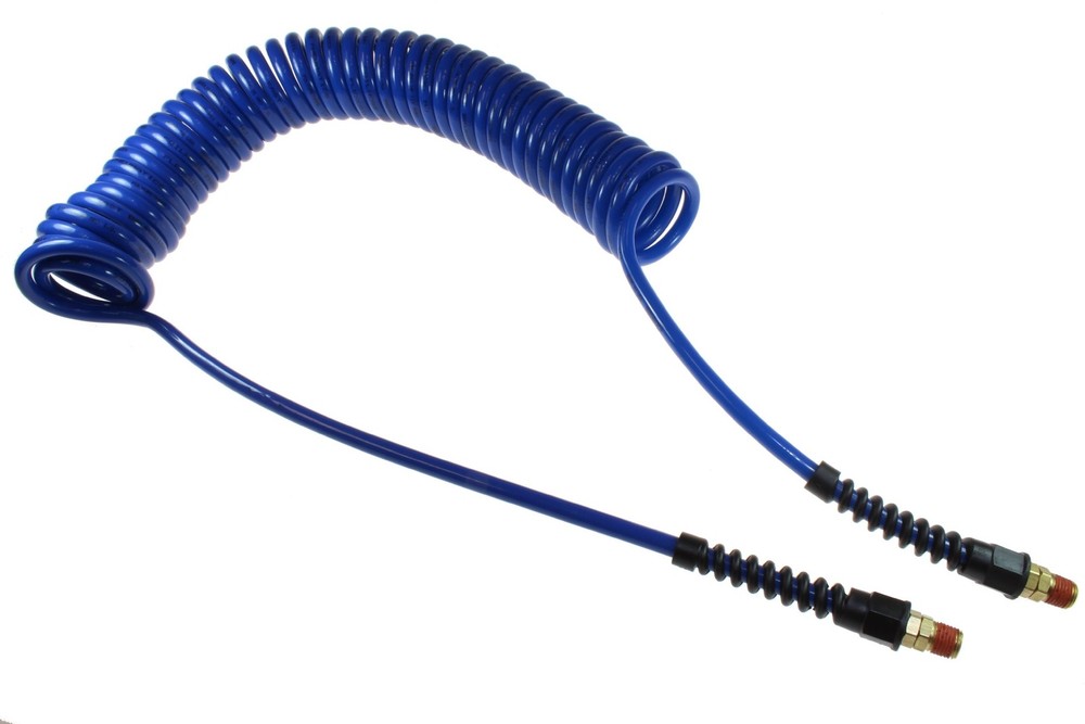 Coilhose Pneumatics PU14-20B-B Flexcoil Polyurethane Coiled Air Hose 1/4″ ID