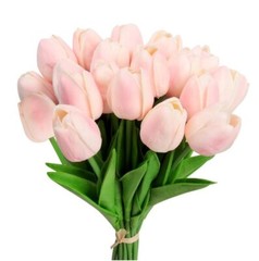 10PCS Tulip Artificial Flower Real Touch Artificial Bouquet Home Wedding Decor