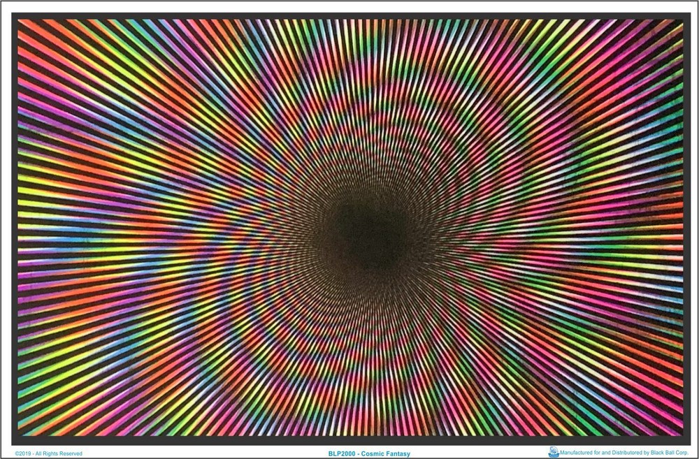 Cosmic Fantasy Blacklight Poster 35 x 23