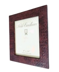 Crocodile Faux Leather Picture Frame 8×10 Noble Excellence Safari Collection