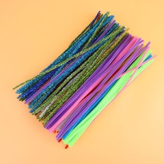 200Pcs Assorted Color Foldable Stick Toy Reusable for Kids DIY Crafts