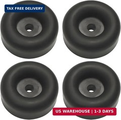 4PCS Trailer Ramp Door Bumper, 2.5 Inches Rubber round Car Bump Stops, Vehicle V
