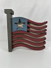 American flag, Rustic U.S.A. Flag, Old Glory, Wood, Americana