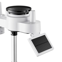 7 – in – 1 Wireless Weather Station, 7.5 – Inch VA Display, Solar Powered