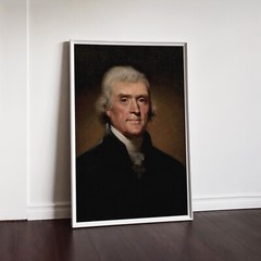 Thomas Jefferson 3rd U.S. President America USA History Wall Art Poster Print