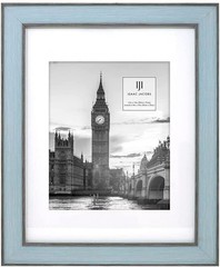 Isaac Jacobs (Vertical & Horizontal) Double Border Picture Frame w/ Black Easel