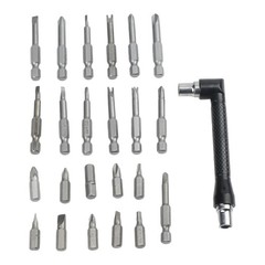 Professional Grade Irregular Bit Set + Magnetic L-Shaped Driver for Repairs