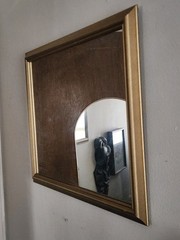 Vintage Gold Acrylic Framed Wall Mirror Accent Mirror • 22½»×18½»