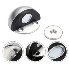 New Stainless Steel Magnetic Suction Anti-collision Semi-circle Door Stopper jj