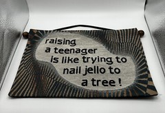 Raising A Teenager Quote Vintage Style