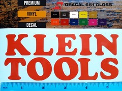Klein Tools Logo Decal Sticker Electrician Journeyman 5.5″ 7.5″ 11″ Lineman HVAC